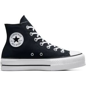 Black platform converse size 8.5